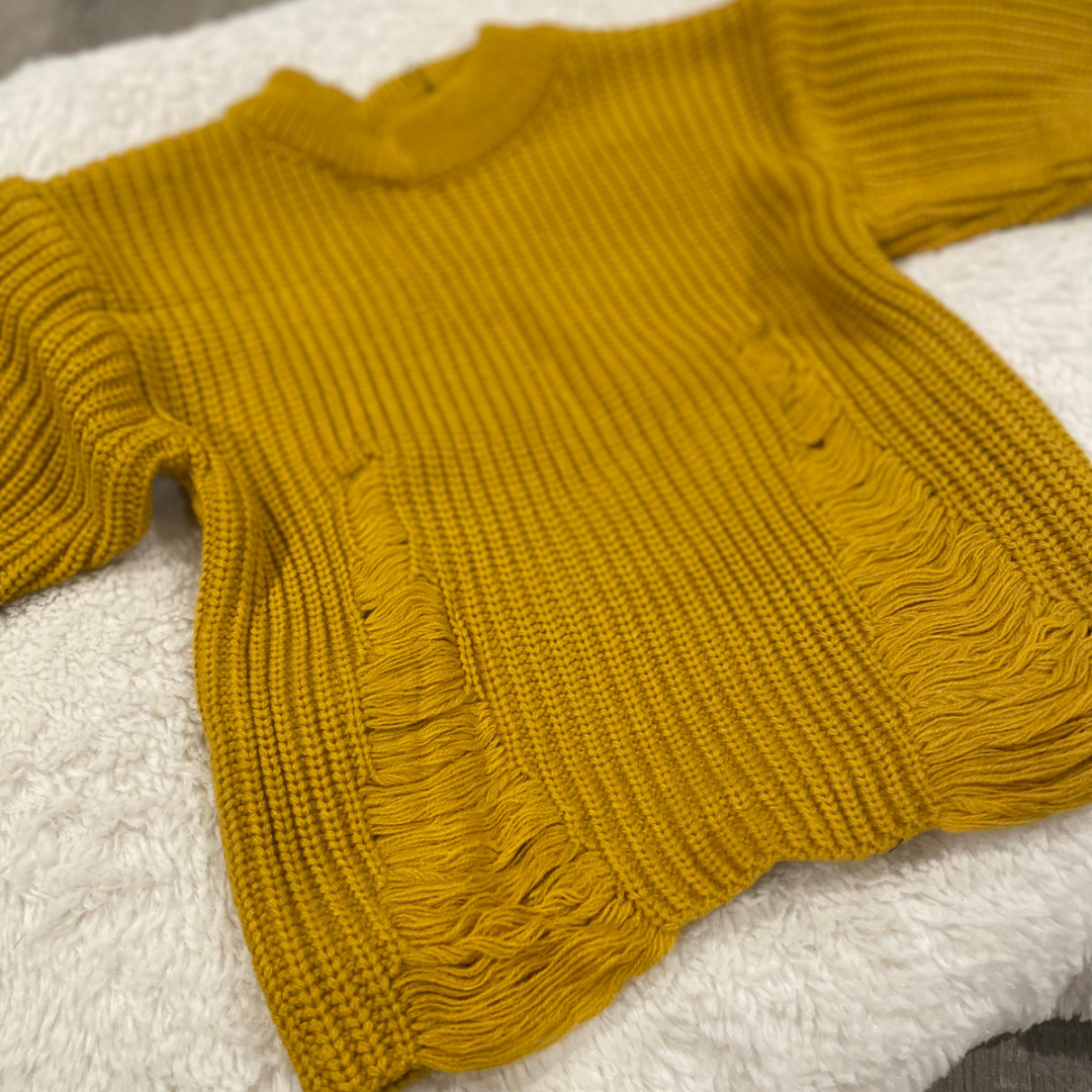 Mustard Knit Sweater