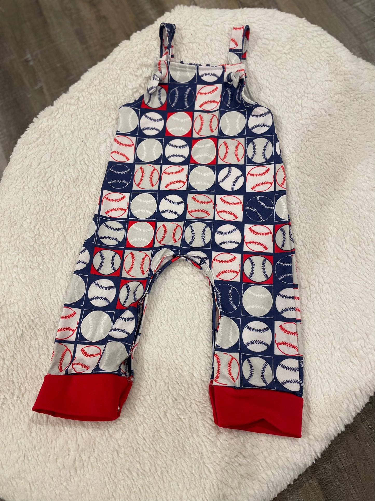 Baseball Printed Jumpsuit