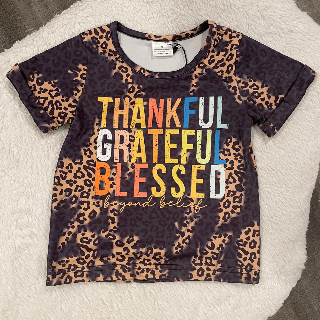 Thankful Grateful Blessed T-Shirt