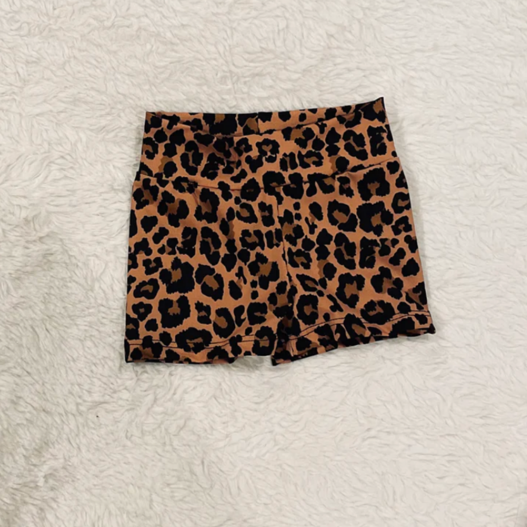 Leopard Biker Shorts