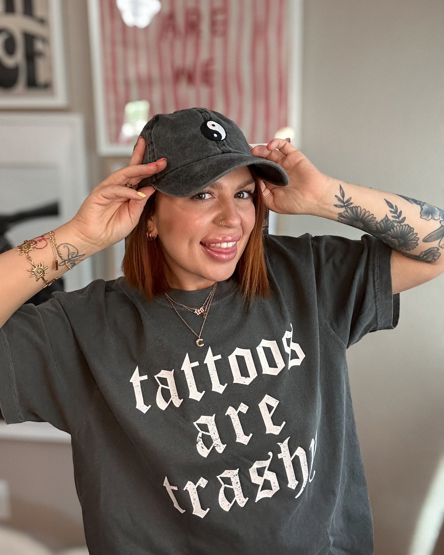 tattoos are trashy tee